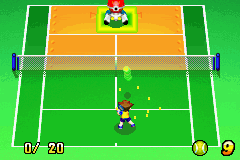 Mario Tennis - Power Tour Screenshot 1